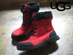 未使用 US購入 定価約4万 29cm/ugg butte waterproof leather boots 防水 撥水コーティング ブーツ