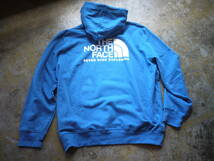 希少ビッグサイズ 1.6万 新品 XXL/ノースフェイス バックプリント スウェット パーカー THE NORTH FACE THROWBACK HOODIE BANFF BLUE_画像2