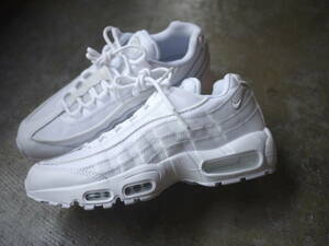 定価¥20,900 US購入 未使用 25cm/ナイキ エア マックス 95 エッセンシャル NIKE AIR MAX 95 ホワイト/グレーフォグ/ホワイト