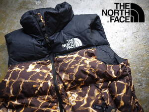 1点のみ 2023最新 新品 L/ノースフェイス 96 レトロ ヌプシ ダウン ベスト 700フィル THE NORTH FACE PRINT NUPTSE VEST