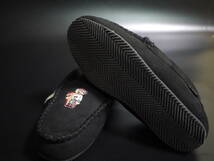 US購入 新品 サイズ16.3cm/ポロラルフローレン キッズ 内側ムートン ポロベアー モカシン POLO RALPH LAUREN Moccasin / 黒_画像8