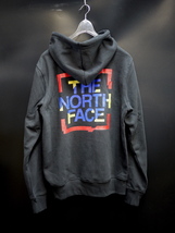 海外限定 M/THE NORTH FACE ノースフェイス グラフィック ロゴ 上質 裏起毛 スウェット パーカー 黒 / NOV GRAPHIC_画像5