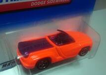 旧版 HW ダッジ サイドワインダー 1998 ファーストエディション 蛍光オレンジ DODGE SIDEWINDER FIRST EDITIONS ◇ ホットウィール_画像4