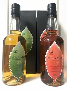 イチローズモルト ワインウッドリザーブ ブルディスティラリーズ Wine Wood Reserve Double Distilleries 外箱付き 2本セット