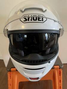 SHOEI ショウエイ NEOTEC パールホワイト 59cm Lサイズ フルフェイスヘルメット 中古 格安 オートバイ