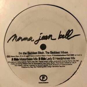 [ Norma Jean Bell - I'm The Baddest Bitch (The Baddest Mixes) - F Communications F047 RMX ] Motorbass , Lady B