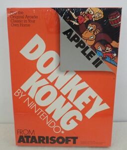 未開封 Apple II 5インチFD ドンキーコング DONKEY KONG BY NINTENDO アタリ ATARISOFT