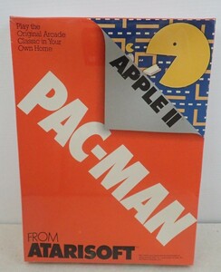 未開封 Apple II 5インチFD パックマン PAC-MAN アタリ ATARISOFT