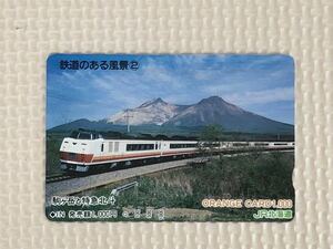 使用済み オレンジカード、「駒ヶ岳と特急北斗」（JR北海道）