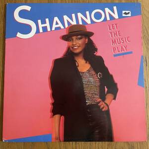 Shannon / Let The Music Play LP レコード US盤 freestyle disco soul funk boogie ダンクラ 1984