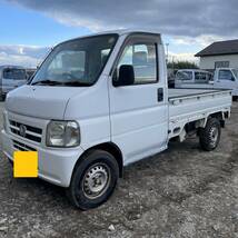 1万円~売り切り アクティトラック 車検満タン7年12月迄 事故・修復歴なし 4WD 5速MT マニュアル パワステ エアバッグ 軽トラック_画像2