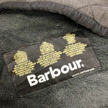 N2425-F-N◆ Barbour バブアー キルティングジャケット コート ◆ sizeXS ポリエステル ナイロン ブラック 黒 単色 古着 メンズ 秋冬_画像8