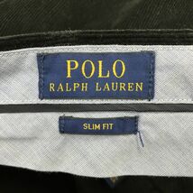 D901-N◆美品◆ POLO Ralph Lauren ポロラルフローレン コーデュロイパンツ ロング ストレート◆size32/32 ブラック コットン_画像8