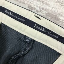 D1439-M◆Polo Ralph Lauren ポロラルフローレン コーデュロイパンツ◆size３４ コットン ネイビー 古着 メンズ_画像8