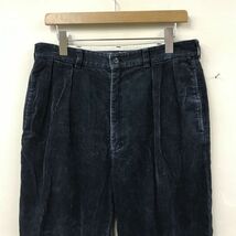 D1439-M◆Polo Ralph Lauren ポロラルフローレン コーデュロイパンツ◆size３４ コットン ネイビー 古着 メンズ_画像3