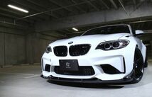 3Dデザイン BMW F87 M2 (1H30G) 2シリーズ フロントリップスポイラー セット カーボン_画像3