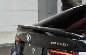 3Dデザイン BMW G26 GT (12AV20) グランクーペ 4シリーズ Mスポーツ M440i(12AW30) トランクスポイラー カーボン