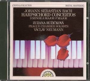 チェコスロヴァキア盤 ルージイチコヴァ バッハ ハープシコード協奏曲 BWV1052・1055・1057