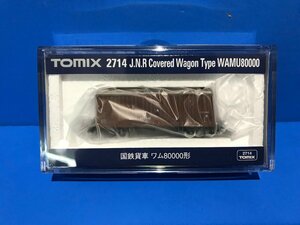 3L1021　Nゲージ　TOMIX　トミックス　品番2714　国鉄貨車　ワム80000形