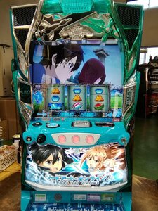 実機 税込 大都技研 Ｌスロット ソードアート・オンラインＢ２◆データカウンタ接続可能スマスロ遊技用ユニット取り付け済み◆