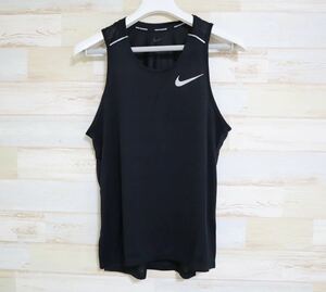 新品 Mサイズ　NIKE ナイキ メンズ　ドライフィット　マイラー　ランニング　タンクトップ　ブラック