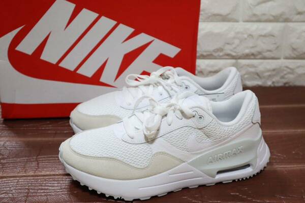 新品 27㎝ NIKE ナイキ AIR MAX SYSTEM エアマックス　システム　メンズスニーカー　ホワイト　白