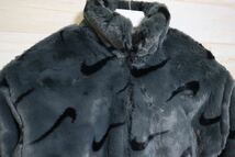 新品 定価15400円 130㎝ NIKE ナイキ スポーツウェア ジュニア フェイク ファー ジャケット Big Kids' Faux Fur Jacket DV3252_画像5