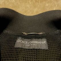 美品　DOLCE&GABBANA ドルチェ＆ガッバーナ ヌバック　レザー　ブルゾン　ジャケット　ブラック　黒　イタリア　48 L_画像8