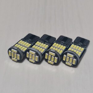 アウディ 4G A6 (C7) アバント 超爆光！T10 LED ルームランプ 4点セット キャンセラー内蔵 ホワイト /26