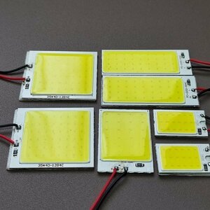 超爆光！200系 ハイエース 5型 スーパーGL 標準 COB 全面発光 ルームランプ 7個セット T10 LED ホワイト トヨタ /c18/c24/c36/c48