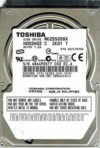 Toshiba MK2552GSX 250GB HDD2H02 C ZK01 T A0/LV010A [並行輸入品]　(shin