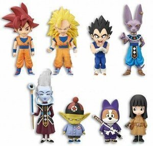 ドラゴンボールZ 劇場版ワールドコレクタブルフィギュアvol.1 神 バンプレスト（全8種フルコンプセット）　(shin