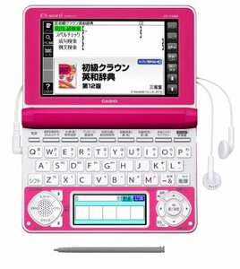 カシオ 電子辞書 エクスワード 中学生モデル XD-N3800VP ビビッドピンク　(shin