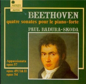 Sonates: Op 57(Appassionata), 49 & 54 / Paul Badura-skoda / Pianofor　(shin