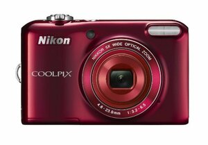 Nikon デジタルカメラ COOLPIX L28 有効画素数2005万画素 単3乾電池対応 レッド L28RD　(shin