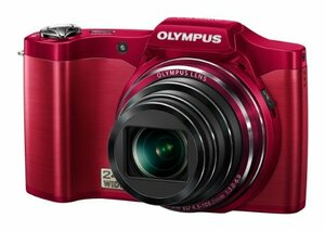 OLYMPUS デジタルカメラ SZ-14 1400万画素 光学24倍ズーム 3Dフォト機能 レッド SZ-14 RED　(shin