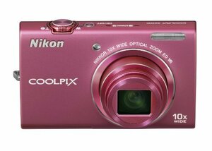 Nikon デジタルカメラ COOLPIX (クールピクス) S6200 チェリーピンク S6200PK　(shin