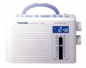 TOSHIBA 防水形クロックラジオCUTEBEAT TY-BR30(W)　(shin