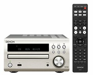 Denon CDレシーバー FLAC/WAV/AAC再生対応 フロントUSB端子/2系統光デジタル入力 プレミアムシルバー RCD-M4　(shin