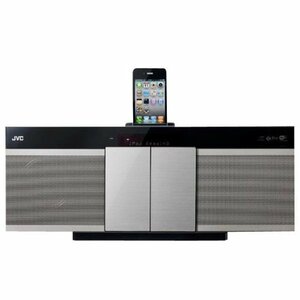 ビクター JVC AirPlay対応 iPod/iPhoneドック搭載コンパクトコンポーネントシステム(シルバー)Victor NX-N　(shin