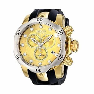 [インビクタ]Invicta 腕時計 16151 Venom Chronograph Black Polyurethane Gold-T　(shin