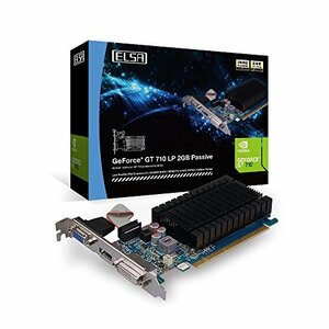 ELSA GeForce GT 710 LP 2GB Passive グラフィックスボード VD6124 GD710-2GERLP　(shin