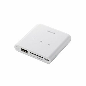 エレコム Wi-Fi カードリーダー android iOS対応 ホワイト MR-WI04WH　(shin