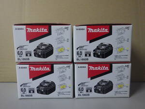 ☆新品・未使用品☆ マキタ makita 純正バッテリ LB1860B １８V 6.0Ah　4個セット