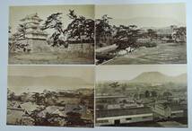 03　 香川県/讃岐　高松城天守が写る明治古写真絵葉書（4枚組）■明治15年（1882）12月30日撮影　未使用_画像2