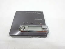 SONY WALKMAN MDウォークマン MZ-N10 通電ジャンク　M3214_画像3