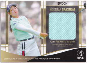 【櫻井心那/280枚限定】2023 EPOCH JLPGA 女子プロゴルフ ウエア ジャージ 020/280