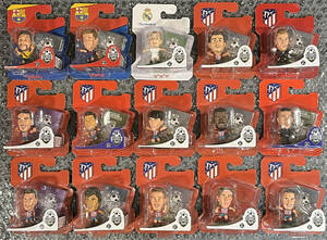 (Y27)Soccerstarz BARCELONA etc 15 Figure set バルセロナ他 15体セット #Simeone #Benzema #Messi【￥1～スタート多数出品中】