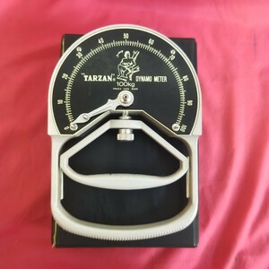 ◎【TARZAN 握力計 】 握力 体力測定 DYNAMO METER 100kg OSAKA HATA MADE レトロ 133-37