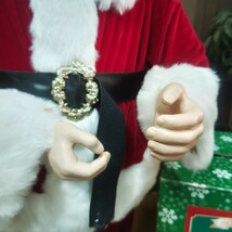 ◎【 ダンシングサンタ 】FUJIE 50インチ サンタ サンタクロース オブジェ 約127cm 人形 クリスマス 置物 歌って踊る 133-39_画像6